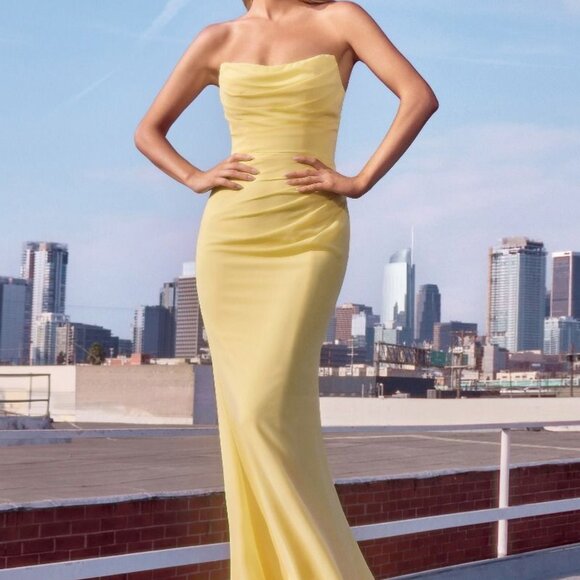 bridesmaid dresses.prom dress.formal dress. Green,red,blue,yellow,lavender,black - Picture 5 of 7